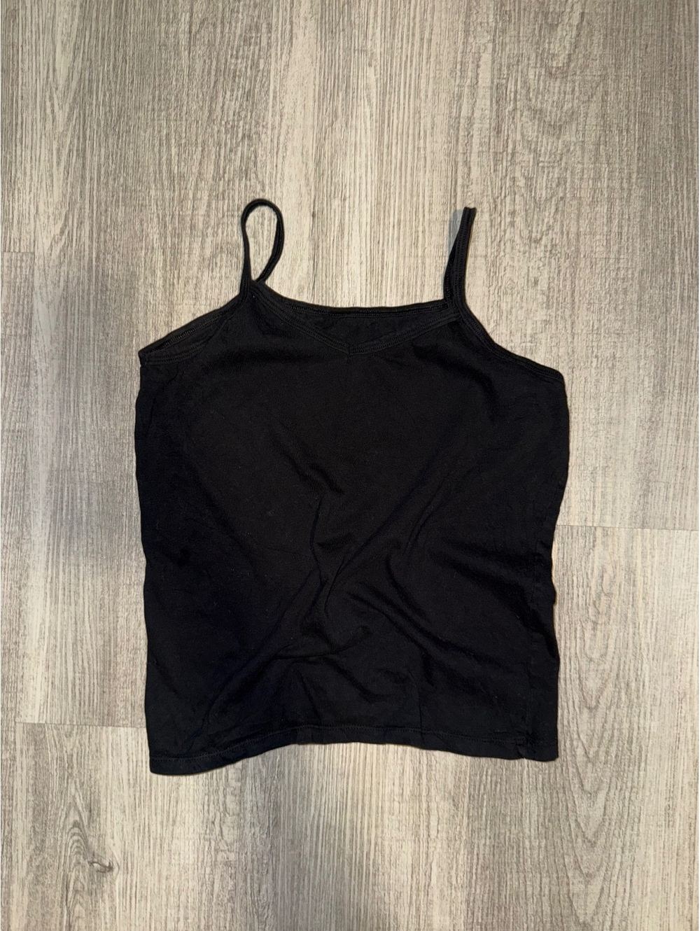 Garanimals Black Cotton Tank Top Size L 10-12 Girls